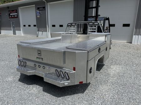 New Martin Truck Bodies Aluminum Gooseneck Service Body DRW 8' Diamond Tread *Clear Lens * Back Window Cut Out Gooseneck Bodies