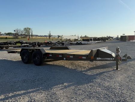 New 2027 Hillcrest Black-Grey 82 x16'+4' 15.4k Partial Tilt Trailer
