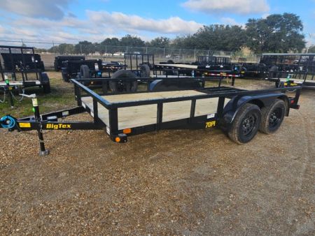 New 2027 Big Tex Trailers 70PI-16R1A-4PBK-BRK2 Utility Trailer
