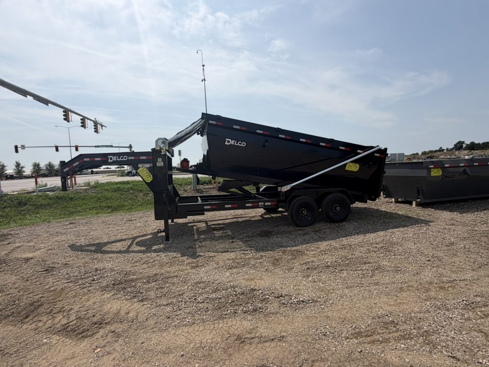 New 2026 Delco Trailers 16' Gooseneck Roll off trailer