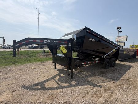 New 2026 Delco Trailers 16' Gooseneck Roll off trailer