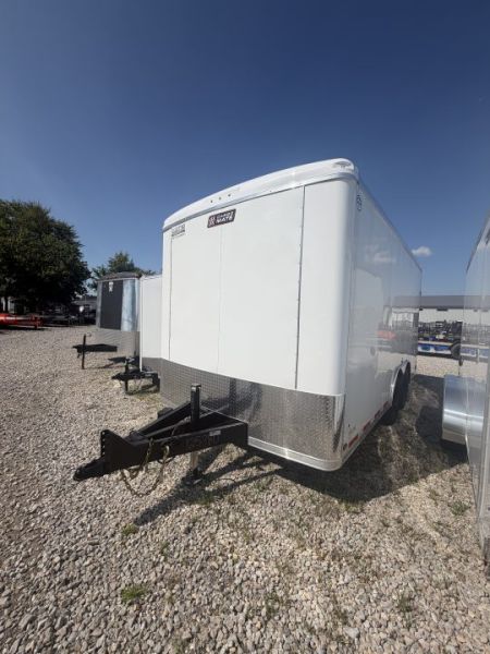New 2027 Cargo Mate Enclosed EHW8516TA5-24 102x16 TA RAMP DOOR (GVW:14000) WHITE