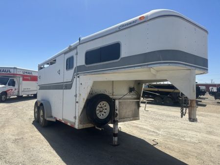 Used 1997 Charmac Trailers 3 Horse goosenec Stock / Stock Combo Trailer