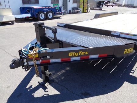 New 2027 Big Tex Trailers * 21EH-24 * 24ft Super Duty Triple Axle Seamless I-Beam Equipment Trailer w/ Mega Ramps (21K GVWR)