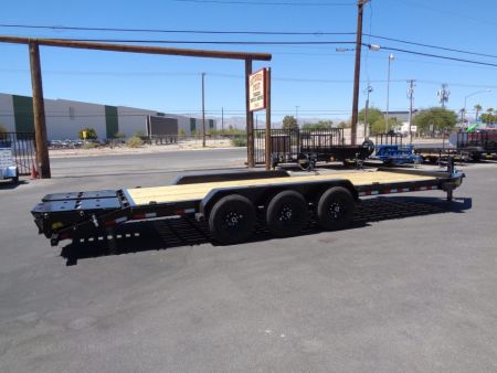 New 2027 Big Tex Trailers * 21EH-24 * 24ft Super Duty Triple Axle Seamless I-Beam Equipment Trailer w/ Mega Ramps (21K GVWR)