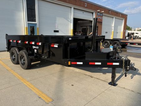 New 2026 Delco Trailers 83"X14' I BEAM DUMP TELESCOPIC Dump Trailer