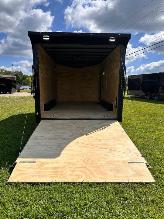New 2026 8.5x16 Car Hauler-5200 Torsions- Charcoal poly- Enclosed Car Hauler