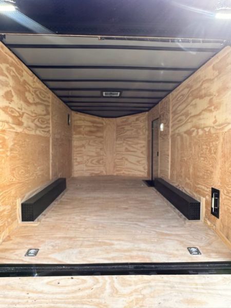 New 2026 8.5x16 Car Hauler-5200 Torsions- Charcoal poly- Enclosed Car Hauler