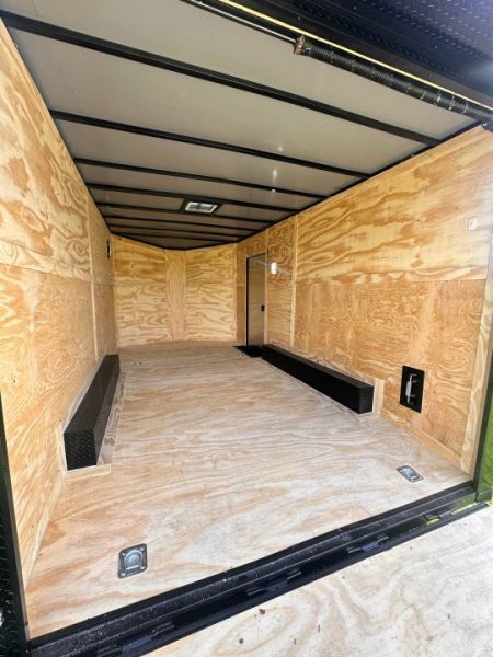 New 2026 8.5x16 Car Hauler-5200 Torsions- Charcoal poly- Enclosed Car Hauler