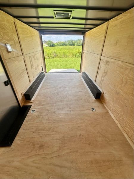 New 2026 8.5x16 Car Hauler-5200 Torsions- Charcoal poly- Enclosed Car Hauler