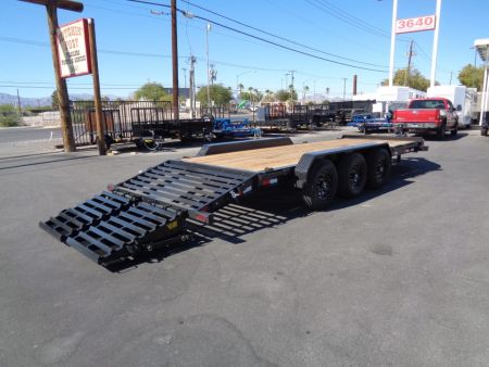 New 2027 Big Tex Trailers * 21EH-22 * 22ft Super Duty Triple Axle Seamless I-Beam Equipment Trailer w/ Mega Ramps (21K GVWR)
