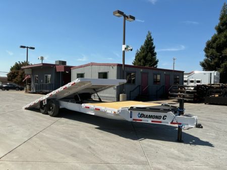 New 2027 Diamond C Trailers DEC207L26X102 8.5FT X 26FT 15.5K GVW Tilt Trailer