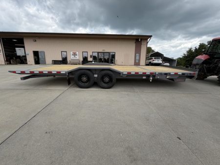 New 2026 Midsota 102  x 24' Tilt Equipment Trailer w/ Drive over Fenders - Charcoal Gray - 17,600# GVWR