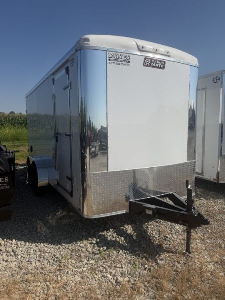 New 2027 CARGO MATE EHW716TA3-24 Cargo / Enclosed Trailer 7X16 TA RAMP DOOR (GVW:9800) WHITE