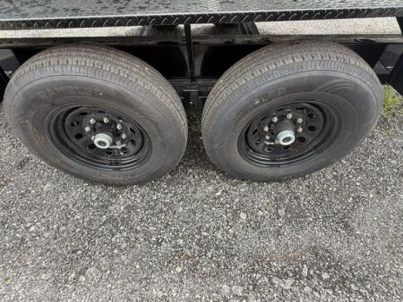 New 2026 Panther Cargo 7x16 Black Dump Trailer – 14K GVWR | 2' Steel Sides | Heavy-Duty Dump Trailer