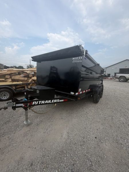 New 2027 PJ Trailers D7142 Dump Trailer 83X14 TA HIGH SIDE (GVW:14000) BLACK