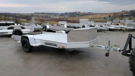 New 2027 Aluma 12' UTV Trailer w/ Pull Out Ramp