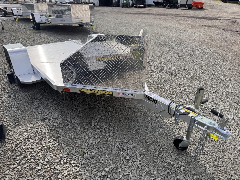 New 2027 Aluma 11' (1 Place) Motorcycle Trailer w/ Pull Out Ramp