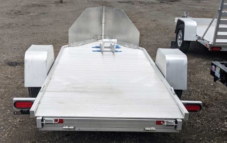 New 2027 Aluma 11' (1 Place) Motorcycle Trailer w/ Pull Out Ramp
