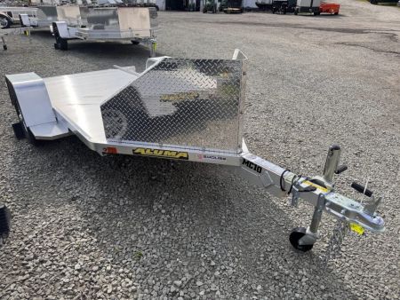 New 2027 Aluma MC10 Motorcycle Trailer w/ Pull Out Ramp