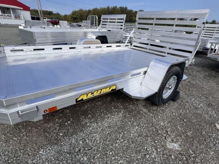 New 2027 Aluma 6'5" x 12 HD Utility Trailer w/ 4' Gate