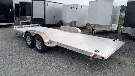 New NEW 2027 Aluma 18' (20" Stationary + 18' TILT) Tilt Trailer (CAR HAULER)