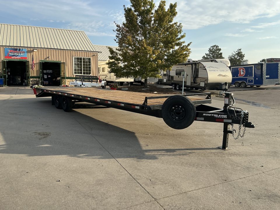 Used 2025 Southland Trailers HBAT7-25 BT Flatbed Trailer