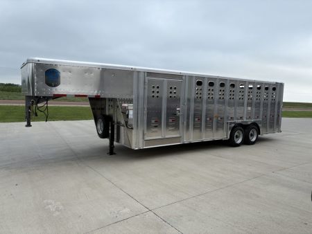 New 2027 Merritt 8x24 Cattle Baron Livestock Trailer