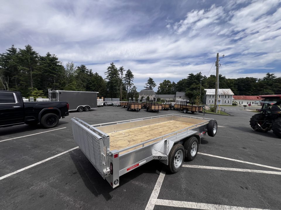 New 2027 Triumph 7X16 Aluminum Utility Trailer / Bi Fold Ramp - 7000GVW