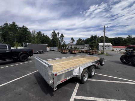 New 2027 Triumph 7X16 Aluminum Utility Trailer / Bi Fold Ramp - 7000GVW