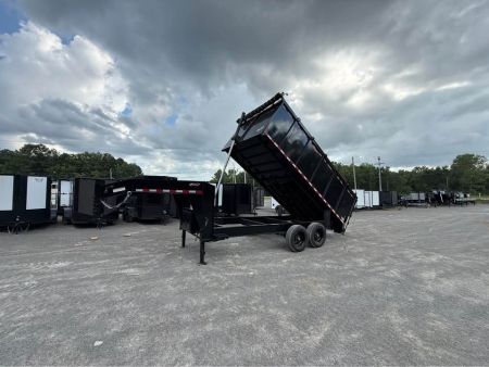 New 2026 Oak Ridge 8.5x16x4 16k Gooseneck Dump Trailer
