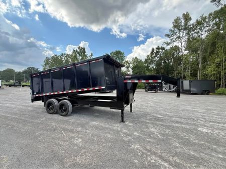 New 2026 Oak Ridge 8.5x16x4 16k Gooseneck Dump Trailer