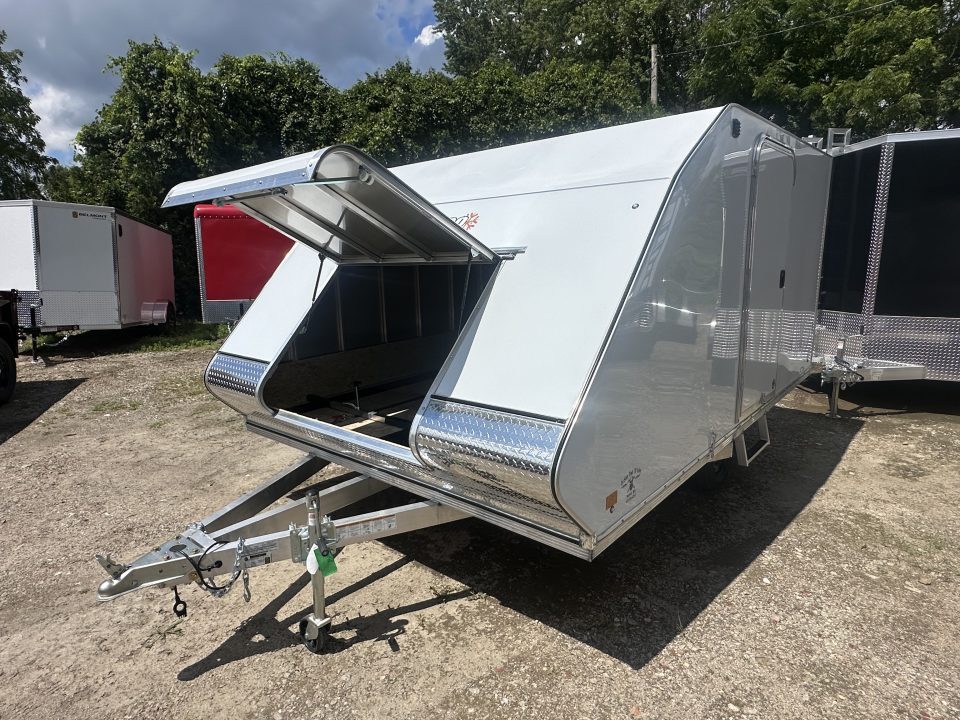 2027 SnoPro 101X12 Snowmobile Trailer with snow package photo 2