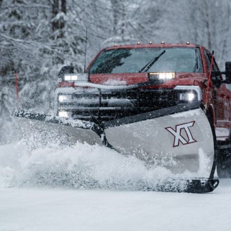 New 2026 BOSS Snowplow 8'2" Stainless Steel XT V-Plow - Full Trip w/Cold Front Tech