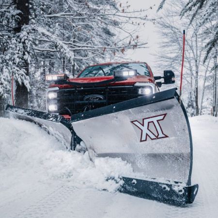 New 2026 BOSS Snowplow 8'2" Stainless Steel XT V-Plow - Full Trip w/Cold Front Tech
