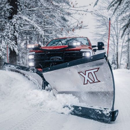 New 2026 BOSS Snowplow 9'2" Stainless Steel XT V-Plow - Full Trip w/Cold Front Tech