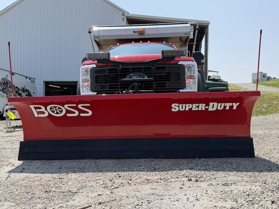 New BOSS Snowplow 8'6" Steel Super Duty Snow Plow - Full Trip CFT
