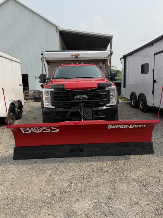New BOSS Snowplow 9' Steel Super Duty Snow Plow - Full Trip CFT