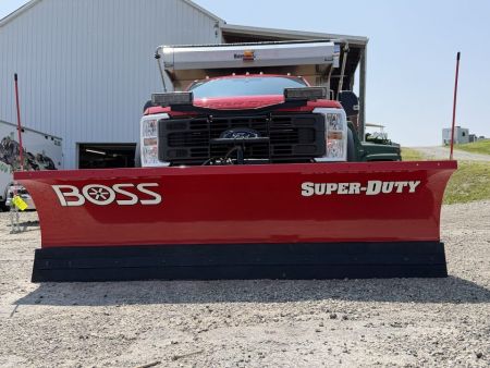 New BOSS Snowplow 9' Steel Super Duty Snow Plow - Full Trip CFT