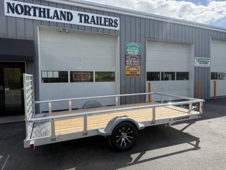 New 2027 Karavan 7X14 Aluminum Utility Trailer