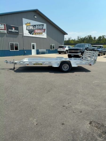 New 2027 Aluma 78X14 Single Axle Bi Fold Gate Utility Trailer