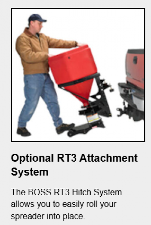 New 2026 BOSS 8 cu ft (TGS0800) Salt Spreader