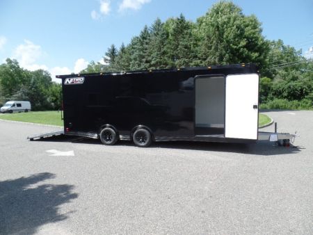 New 2027 Nitro Cast Corner Style 8.5X24 enclosed with o Car / Racing Trailer