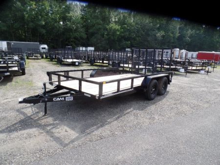 New 2026 Cam Superline 7X14 Tandem Axle 7,000 lb. GVWR Landscape Trailer