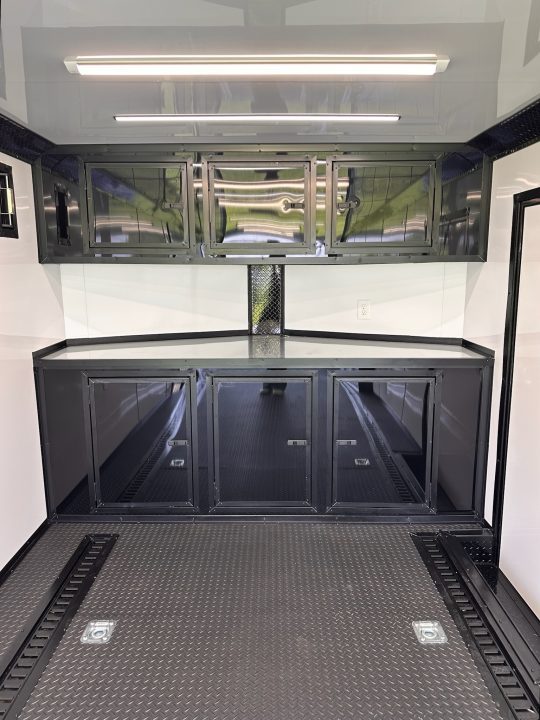 New 2026 8.5x28 Race Trailer - Finished Interior- 7000lb Spread Torsion - Recessed E-Track-Full Escape Door-Removable Fender