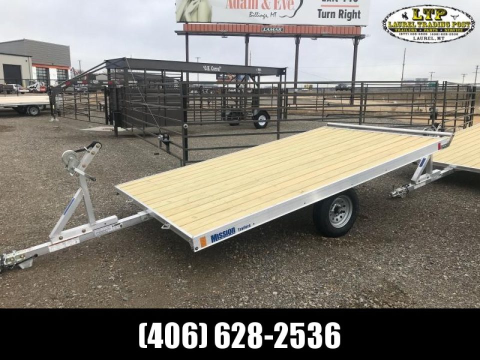 New 2027 Mission 12' RAFT TILT OPEN Utility Trailer