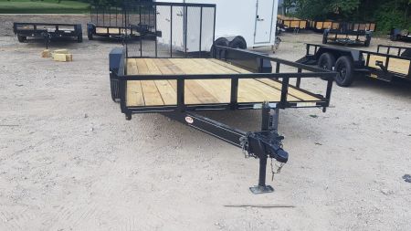 New 2026 MEB 83" x 16' Utility Trailer with Ramp Gate 7K GVWR