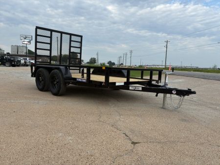 New 2027 Sure-Trac ST-UTT8212-070 82x12 Tube Top (7K) Utility Trailer