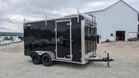 New 2026 Car Mate 7x16 HD Custom Contractor Trailer w/ Barn Doors