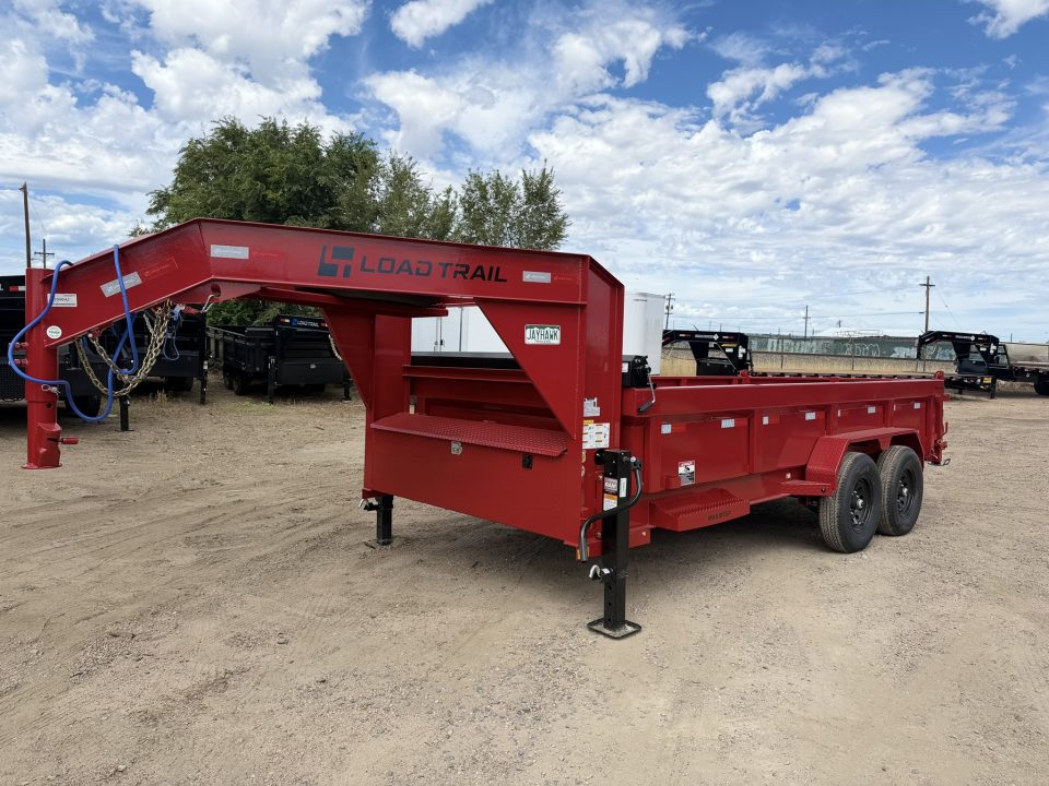 New 2027 Load Trail 7-16 Gooseneck Dump W/ 7 Gauge Floor 7K Axles